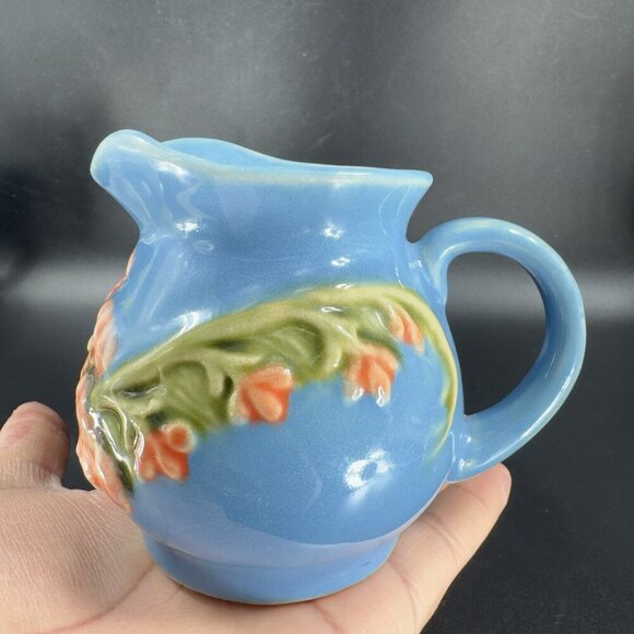 April Cornel Pynmalay Ceramic Creamer Pitcher Flower Pattern Malay Flower VTG - Picture 10 of 14